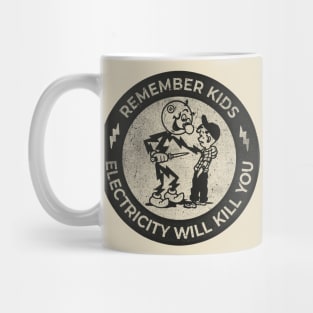 Remember kids black Mug